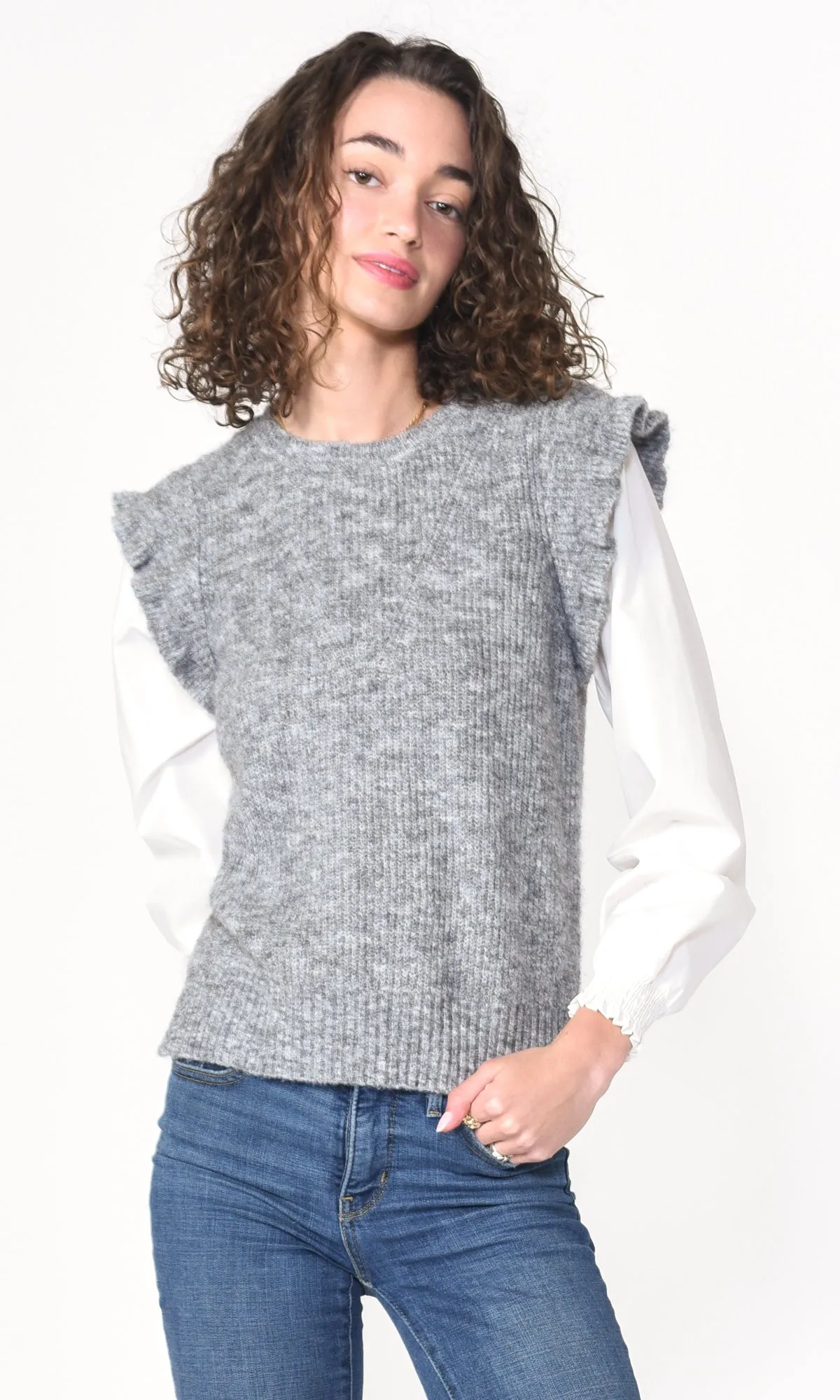 Adela Sweater Vest Top