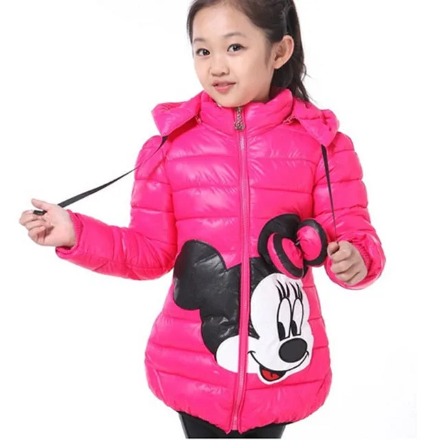 Autumn Winter Jackets and Coat Cotton-Padded Girls Clothes