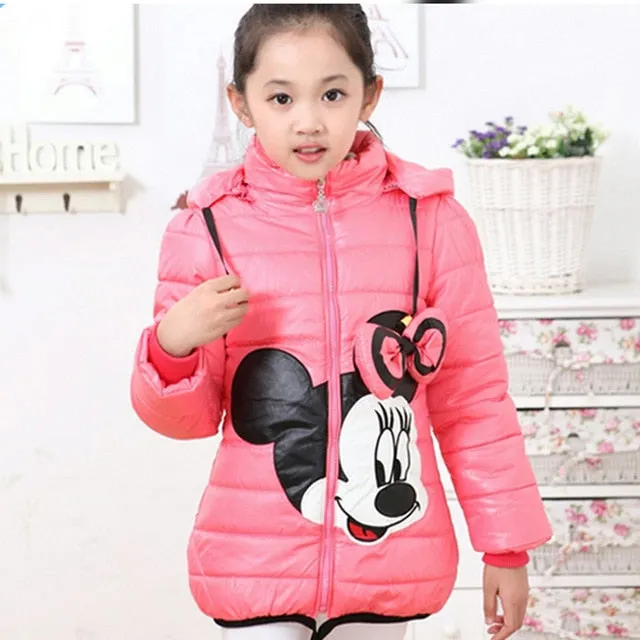 Autumn Winter Jackets and Coat Cotton-Padded Girls Clothes