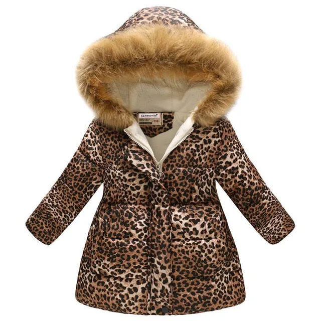 Autumn Winter Jackets and Coat Cotton-Padded Girls Clothes