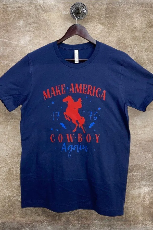 BC MAKE AMERICA COWBOY AGAIN - NAVY