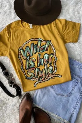 BC WILD IS HER- MUSTARD