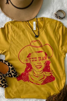 BC YEEHAW COWGIRL- MUSTARD