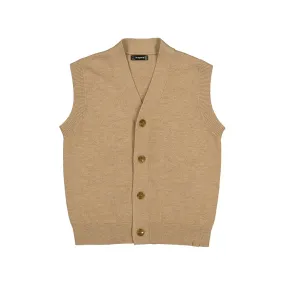 Camel Button Sweater Vest