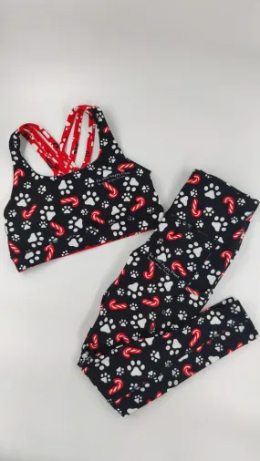 Candycane Paws Activewear