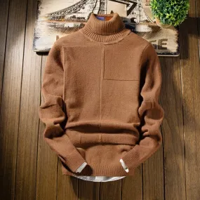 Casual Fashion Stretch Long Sleeve Turtleneck Sweater