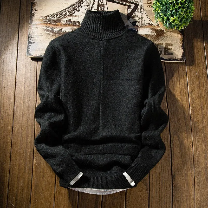 Casual Fashion Stretch Long Sleeve Turtleneck Sweater