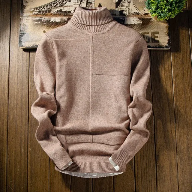 Casual Fashion Stretch Long Sleeve Turtleneck Sweater