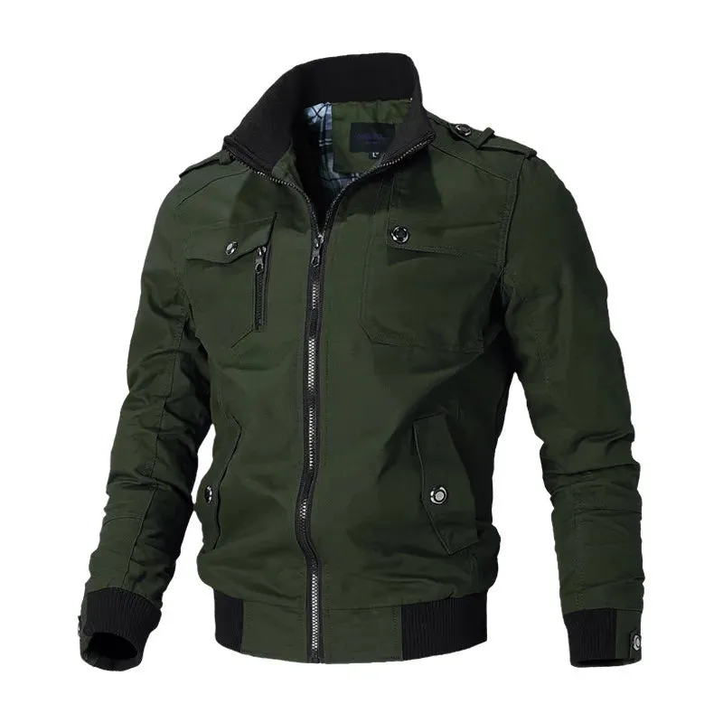 Casual Windbreaker Military Jacket