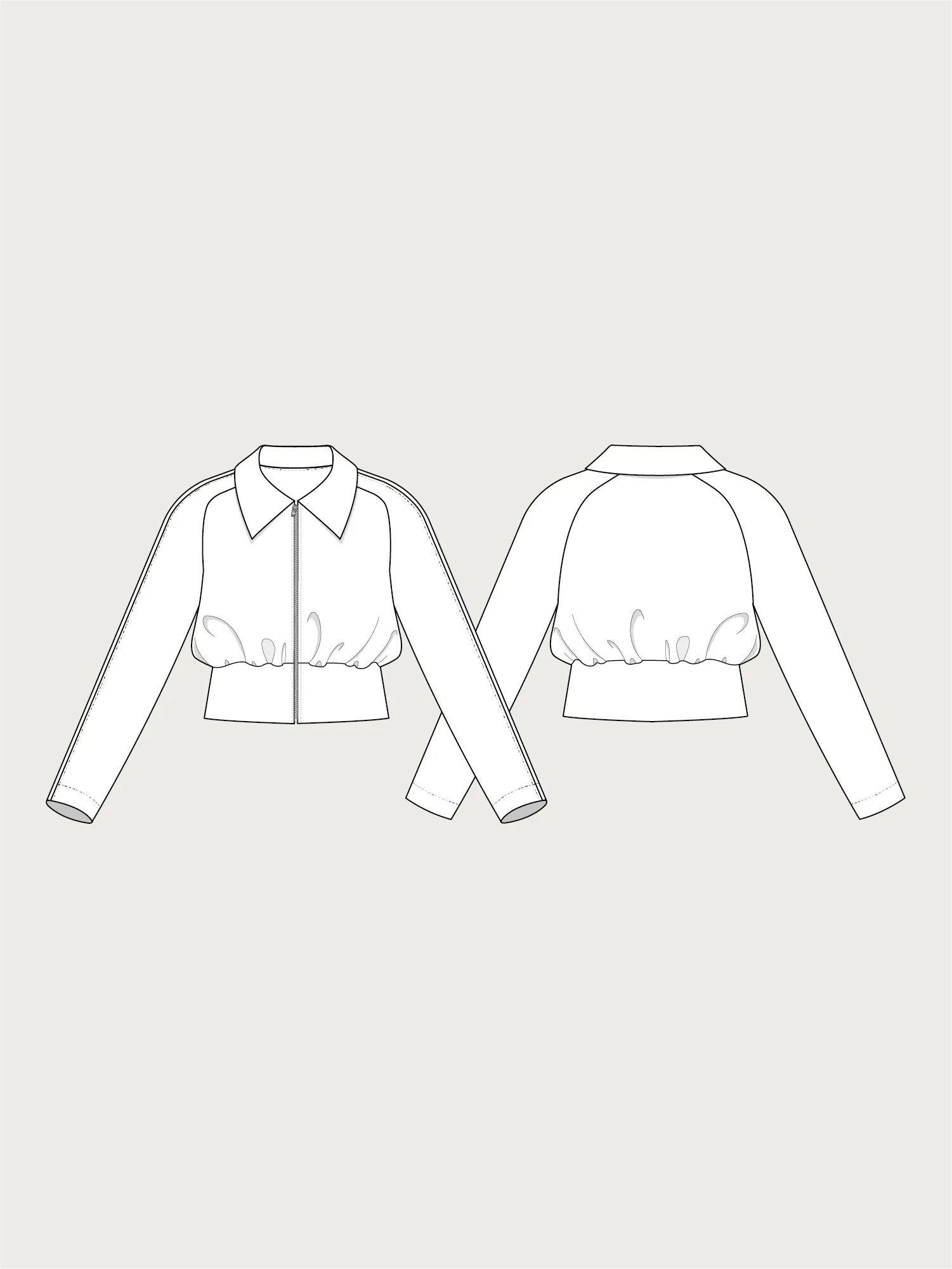 CROPPED JACKET PATTERN