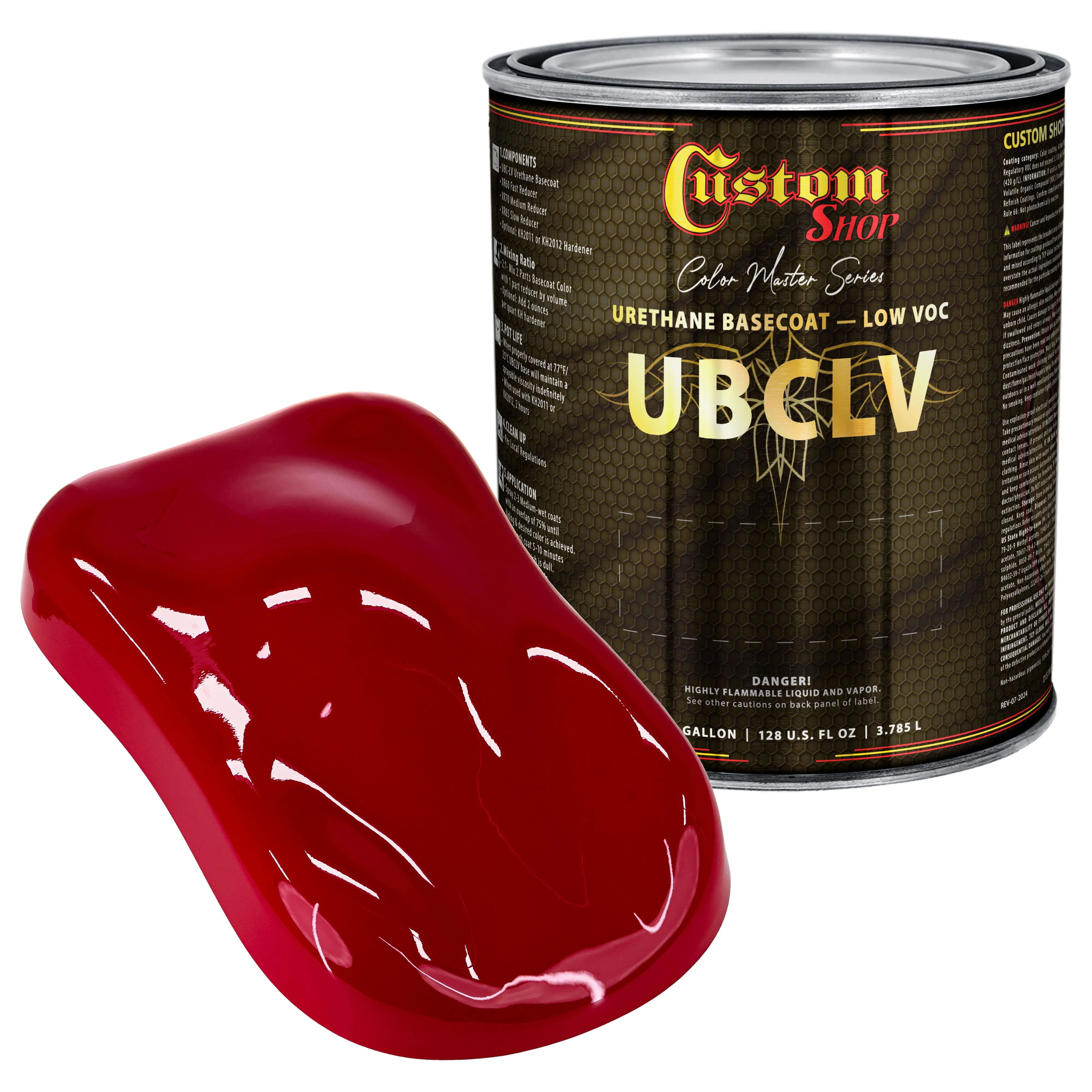 Custom Shop SBC Solid Basecoat - Cherry Red Basecoat- Gallon