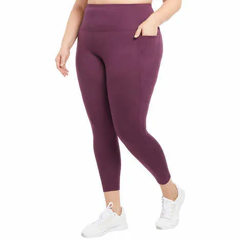 Danskin Women's Ultra High Rise Side Pockets Moisture Wicking Leggings