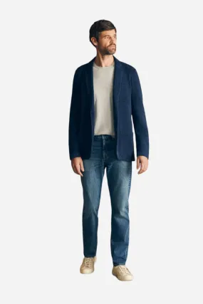 Faherty Inlet Knit Blazer in Hendricks Indigo Wash