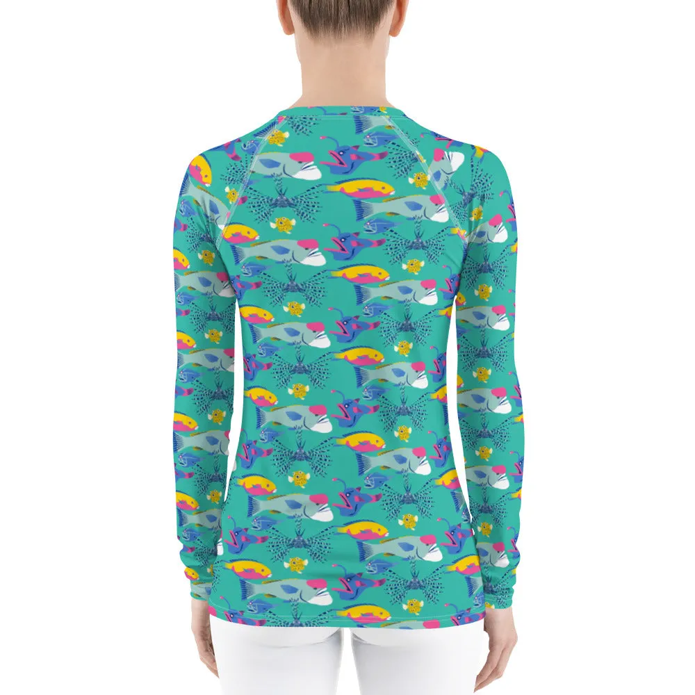 Fintastic Friends Rash Guard Top (POD)