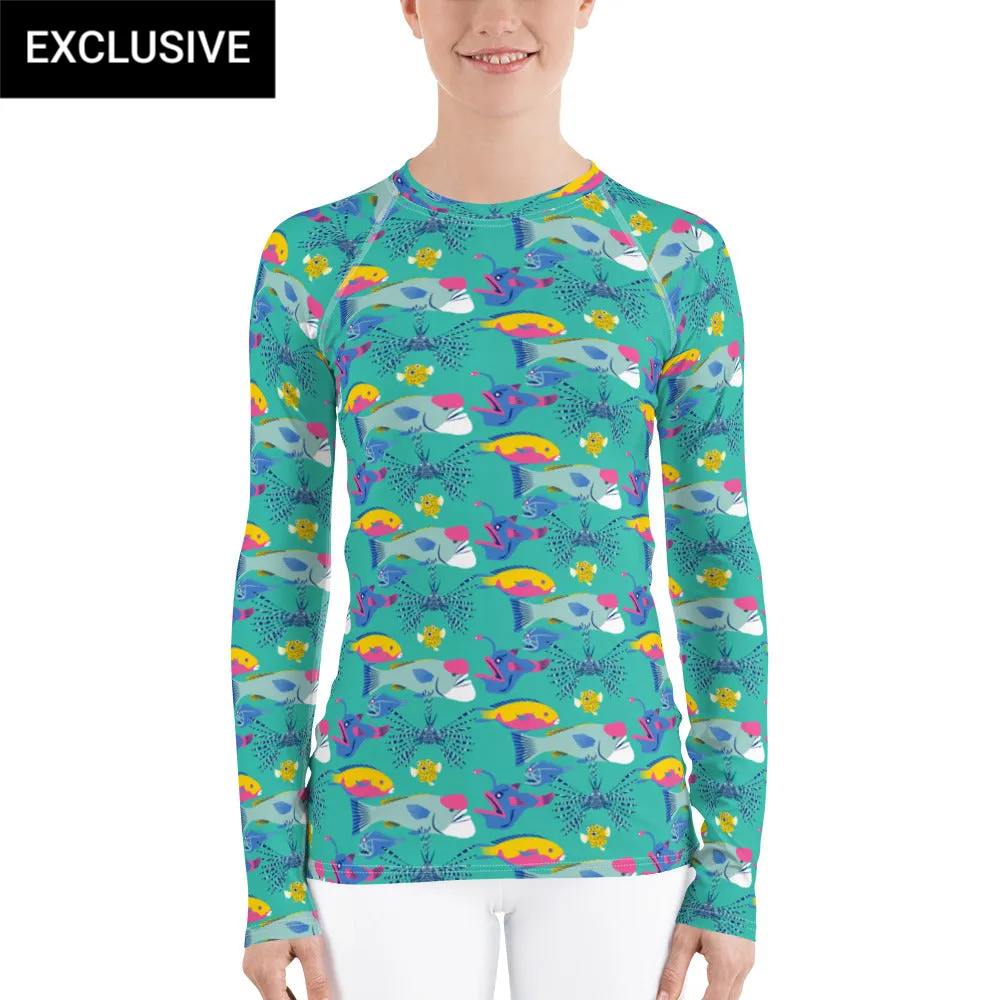 Fintastic Friends Rash Guard Top (POD)