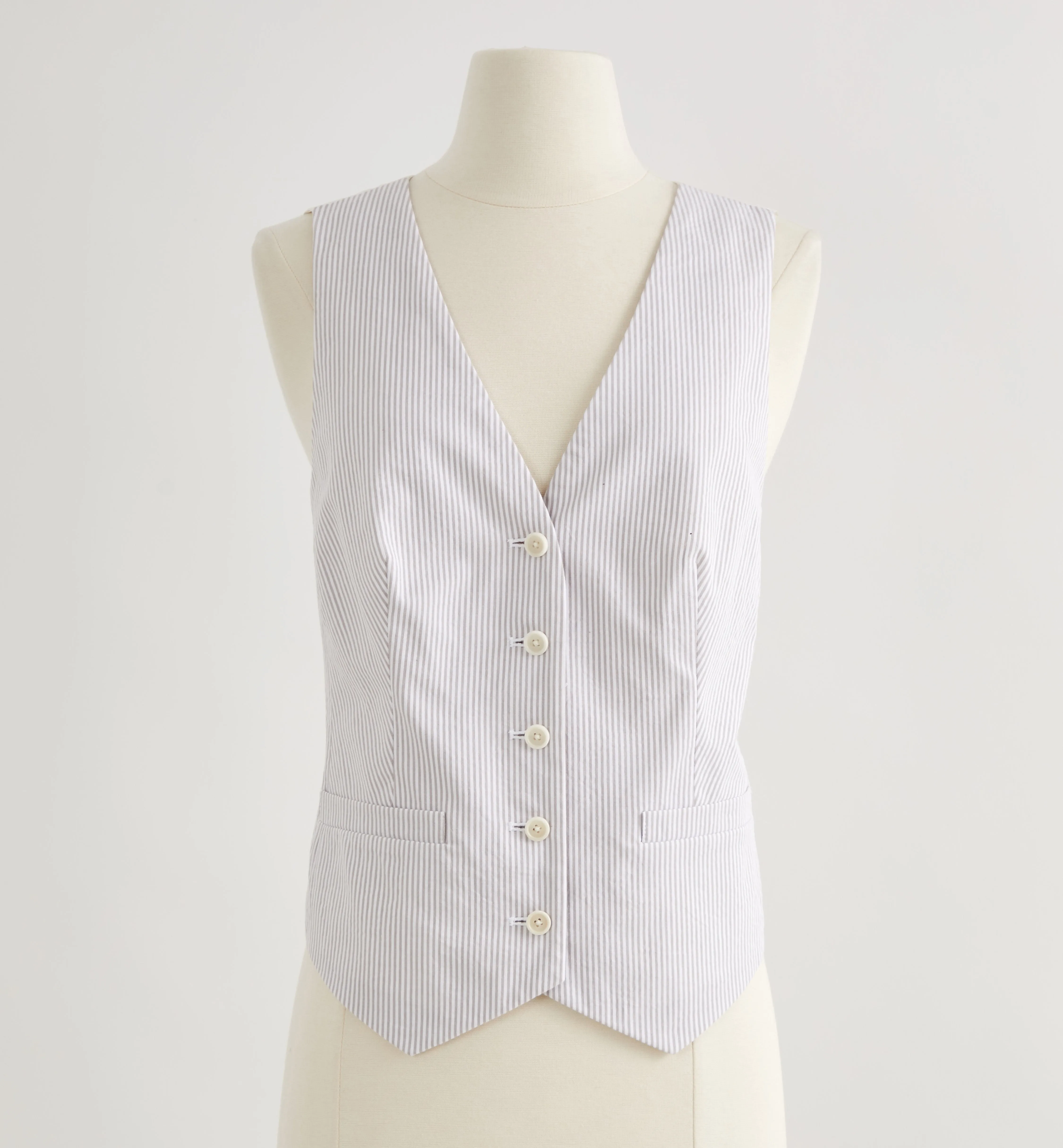 Florentine Seersucker Vest