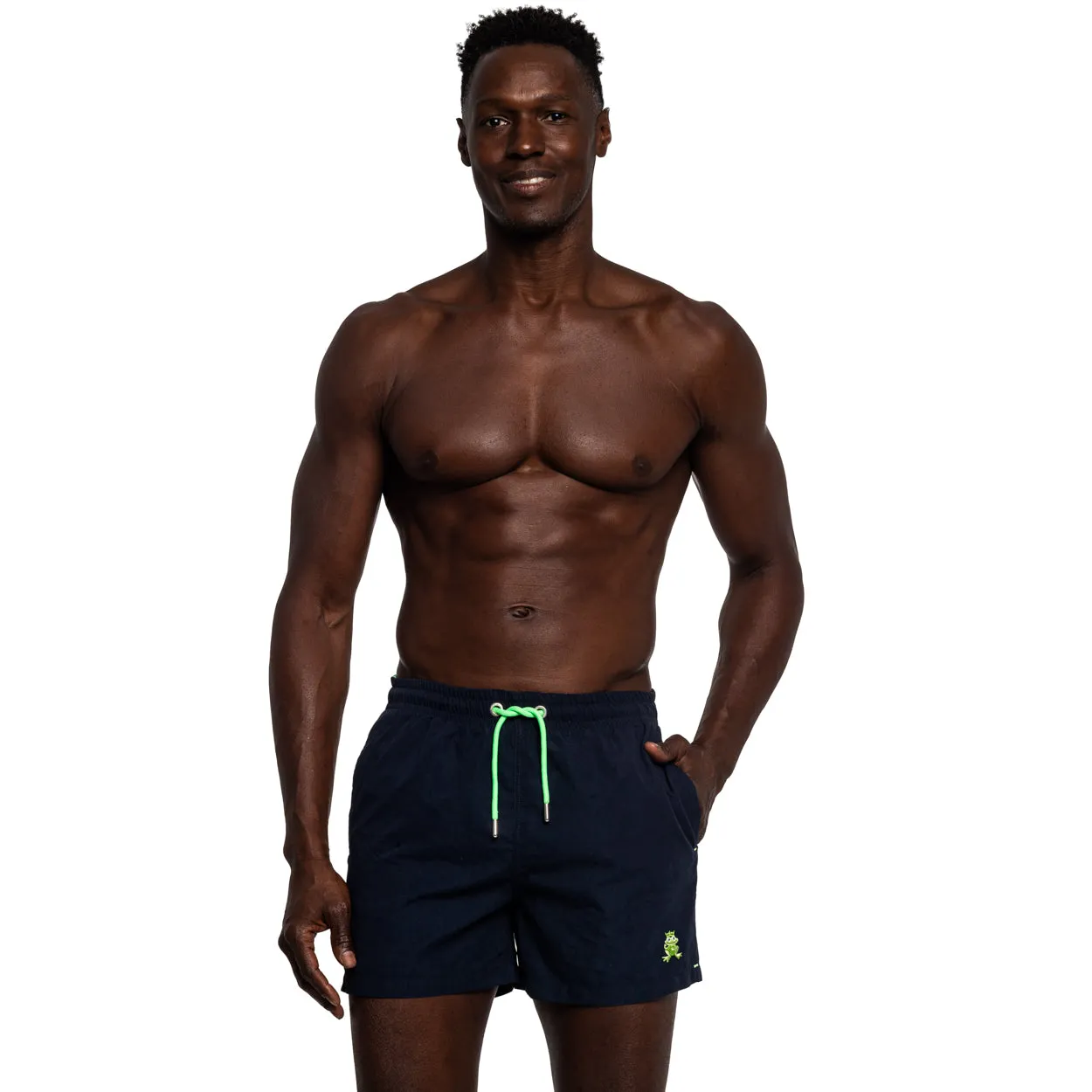 FROG Swim Trunks - Navy / Green