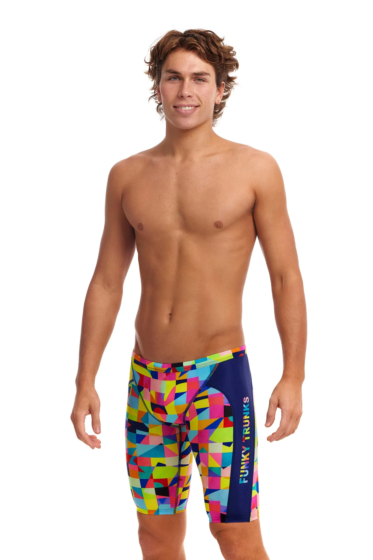 Funky Trunks Mens On The Grid Training Jammers