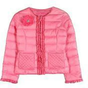 Girls Pink Poppy Coat