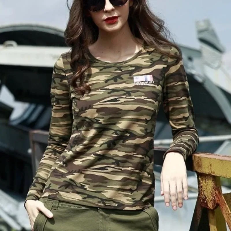 High Quality Military Camouflage Basic Long Sleeve