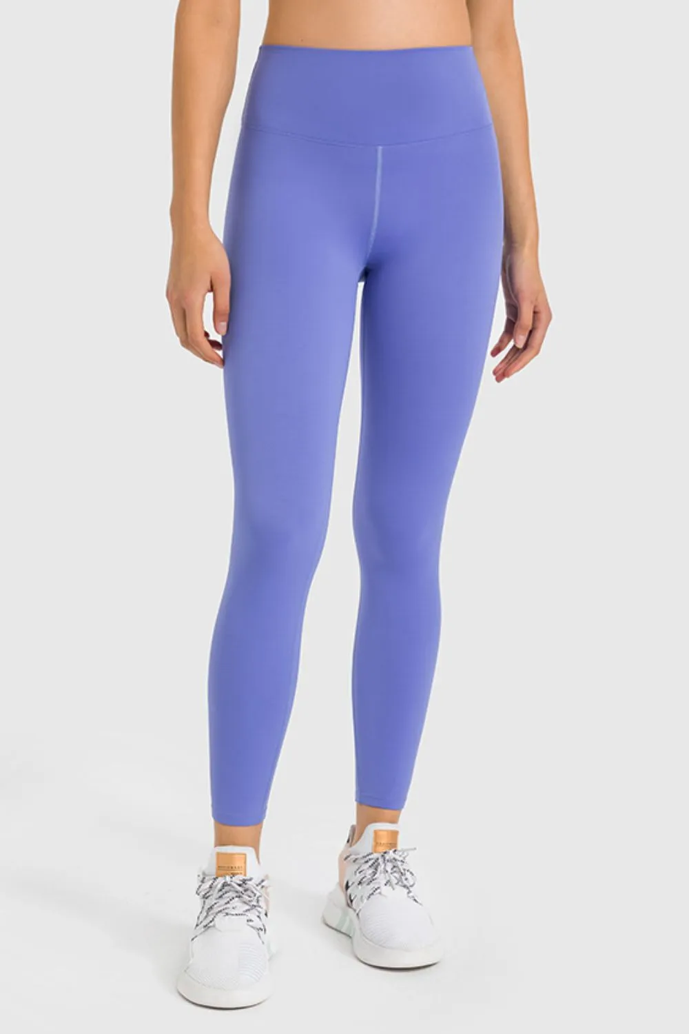 High Waist Ankle-Length Yoga Leggings (TBL) T