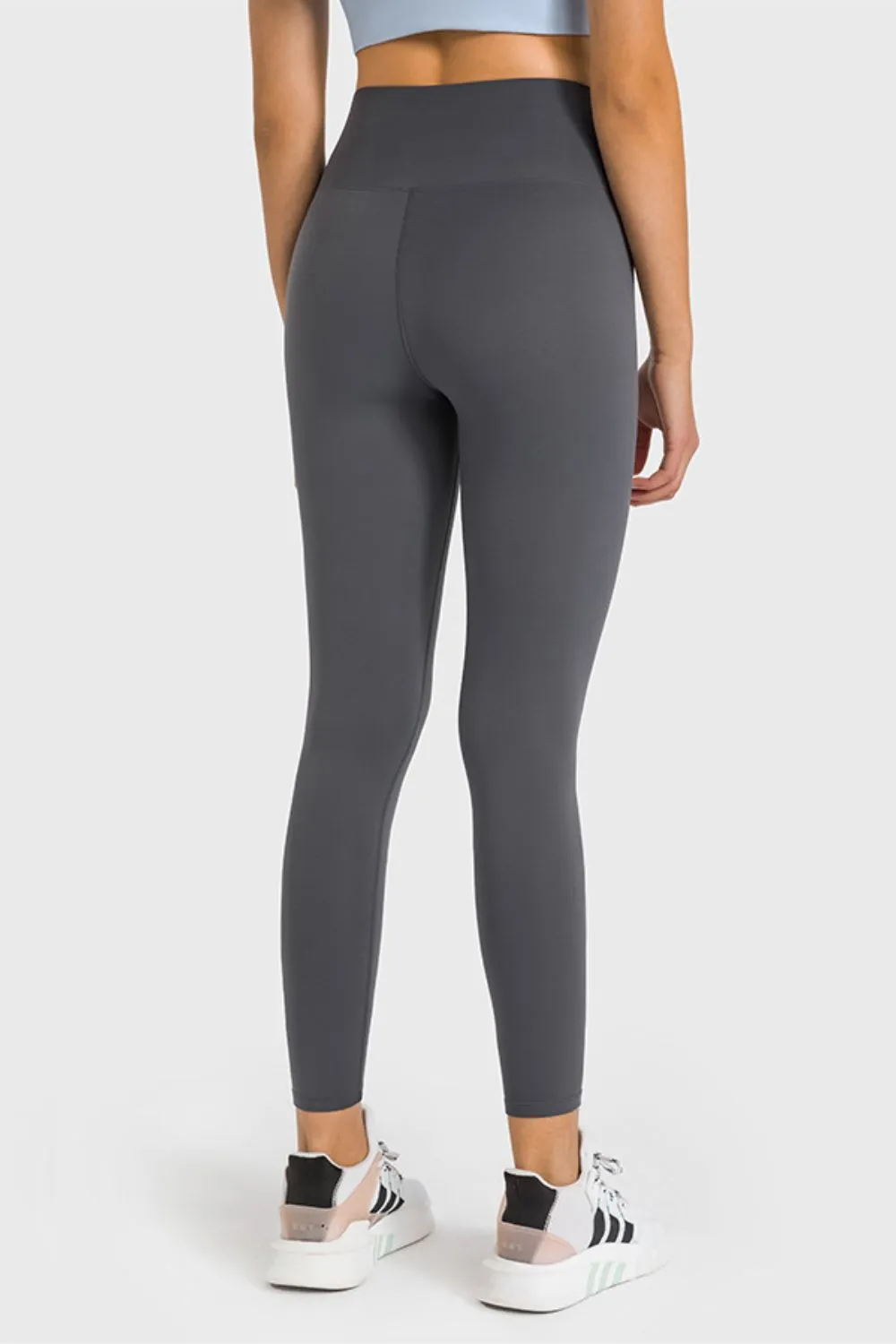 High Waist Ankle-Length Yoga Leggings (TBL) T