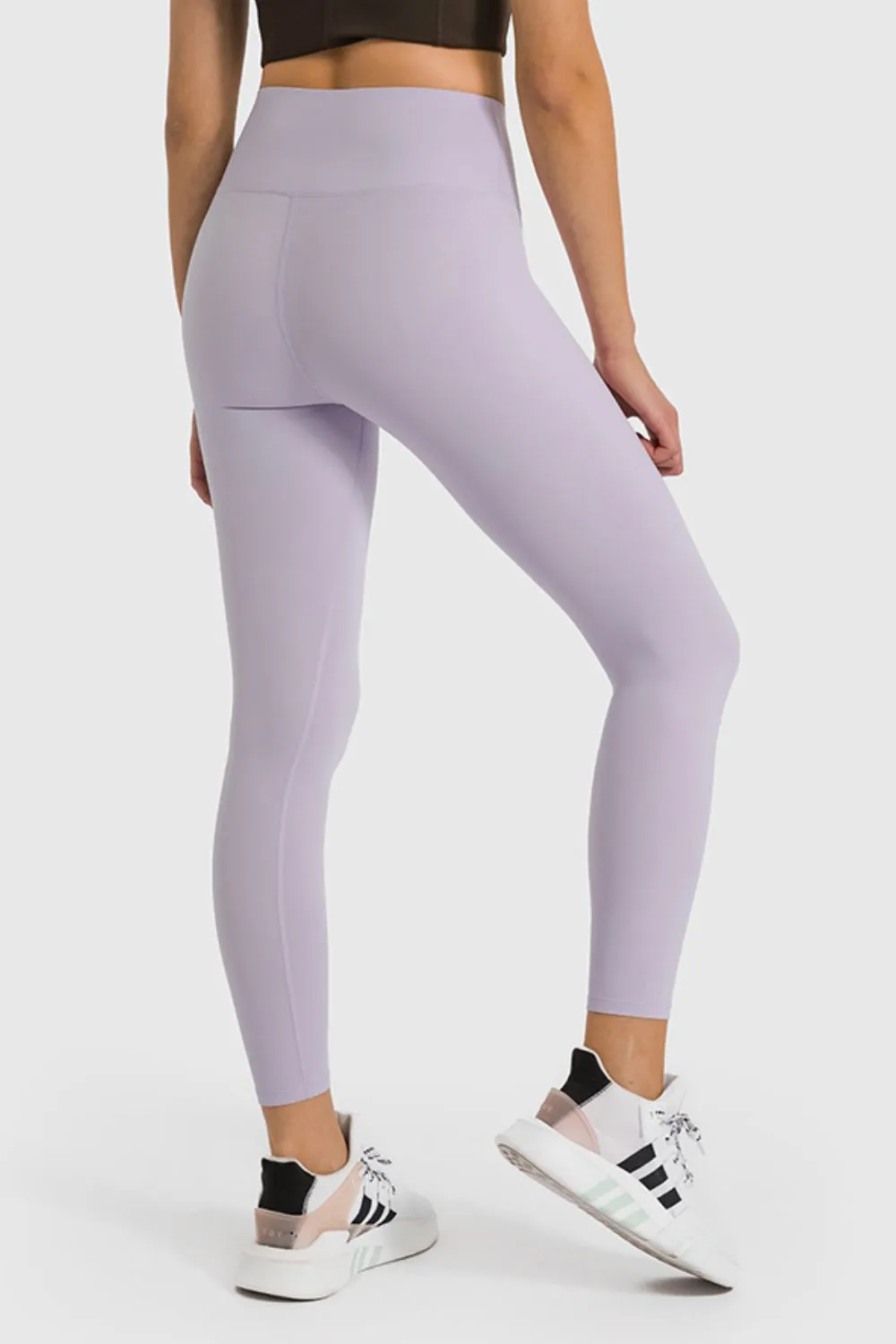 High Waist Ankle-Length Yoga Leggings (TBL) T