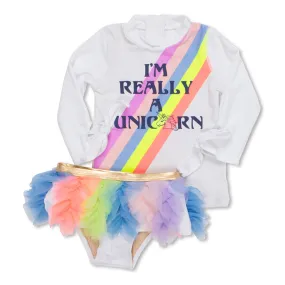 I’m Really Unicorn Rashguard Set