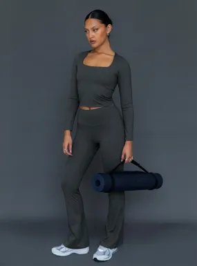 Integrity Activewear Yoga Pants Grey