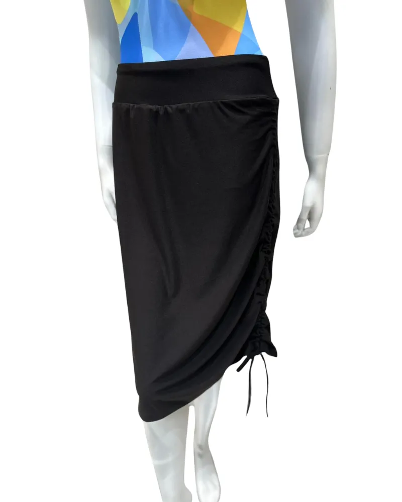 Jackie O' Black Activewear Skirt with Attached Shorts