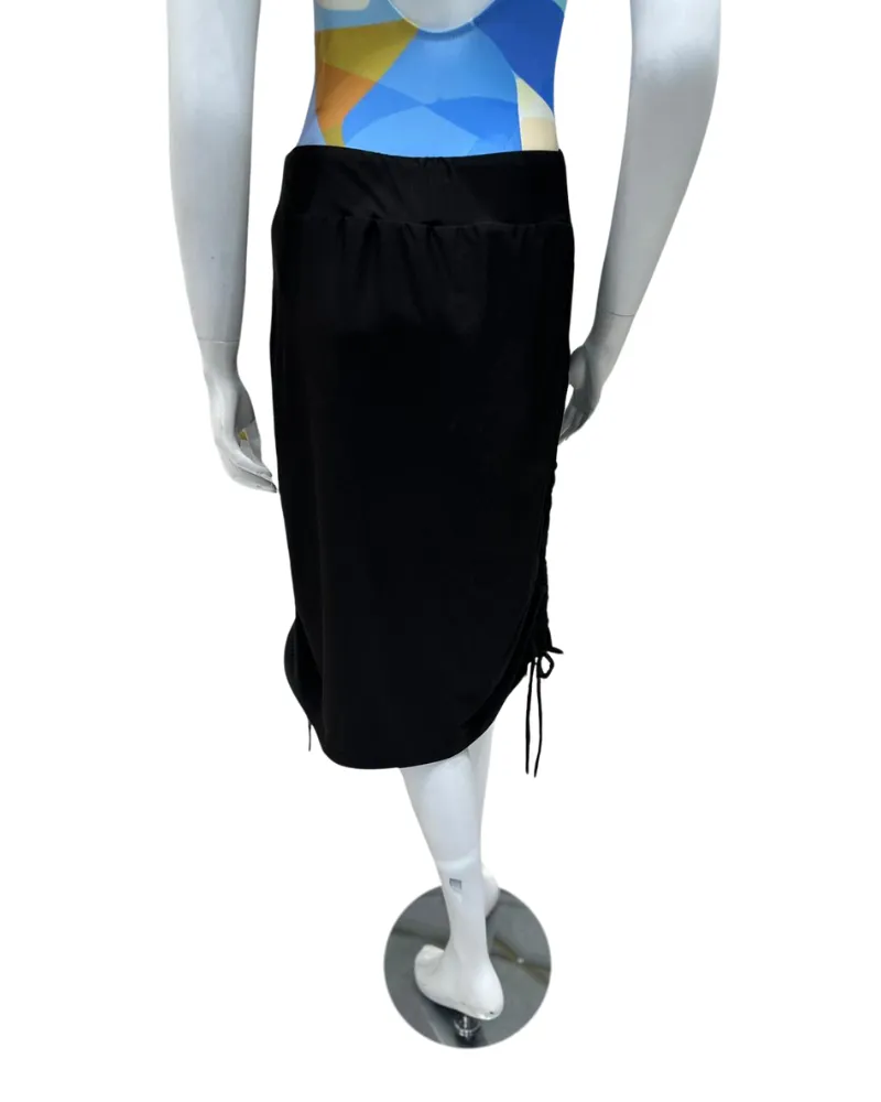 Jackie O' Black Activewear Skirt with Attached Shorts