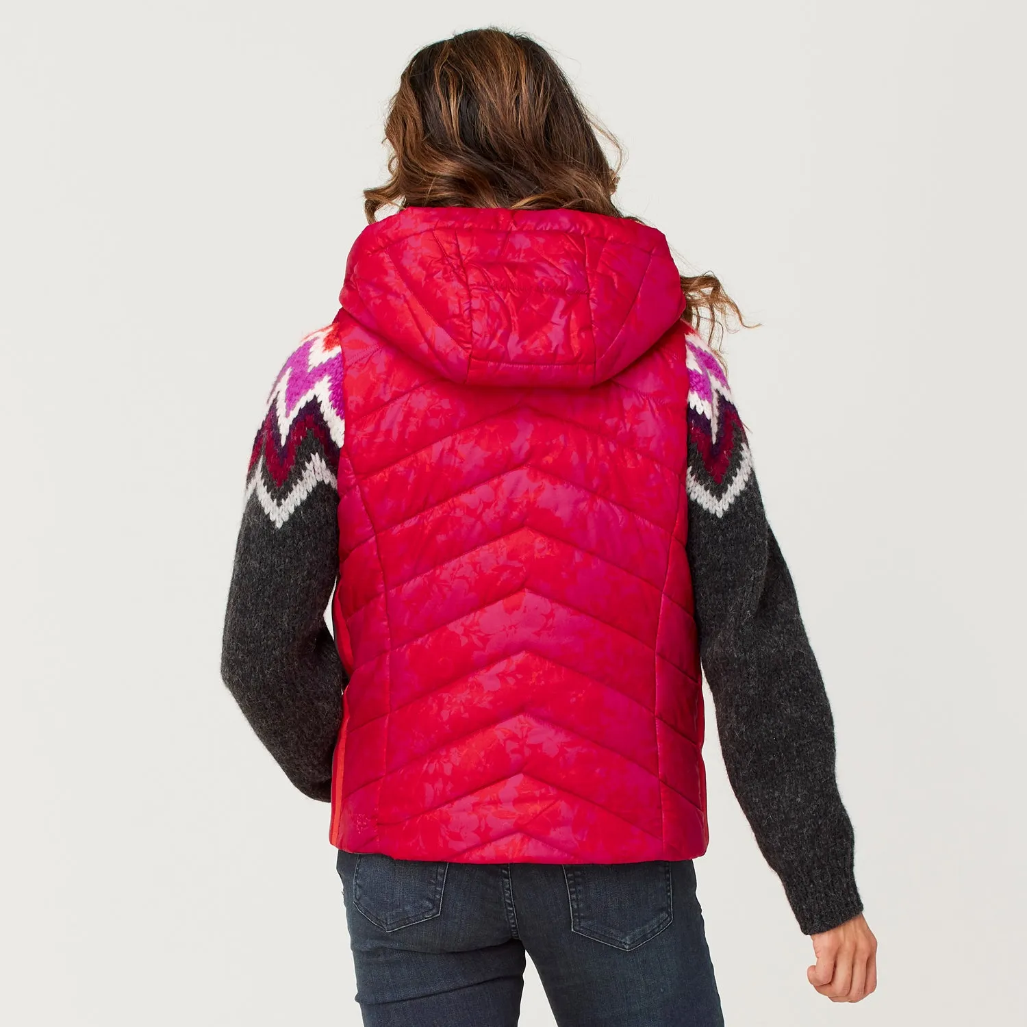 Krimson Klover Vesta Hooded Vest - Bloom