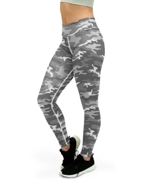 Light Grey Camo Yoga Pants