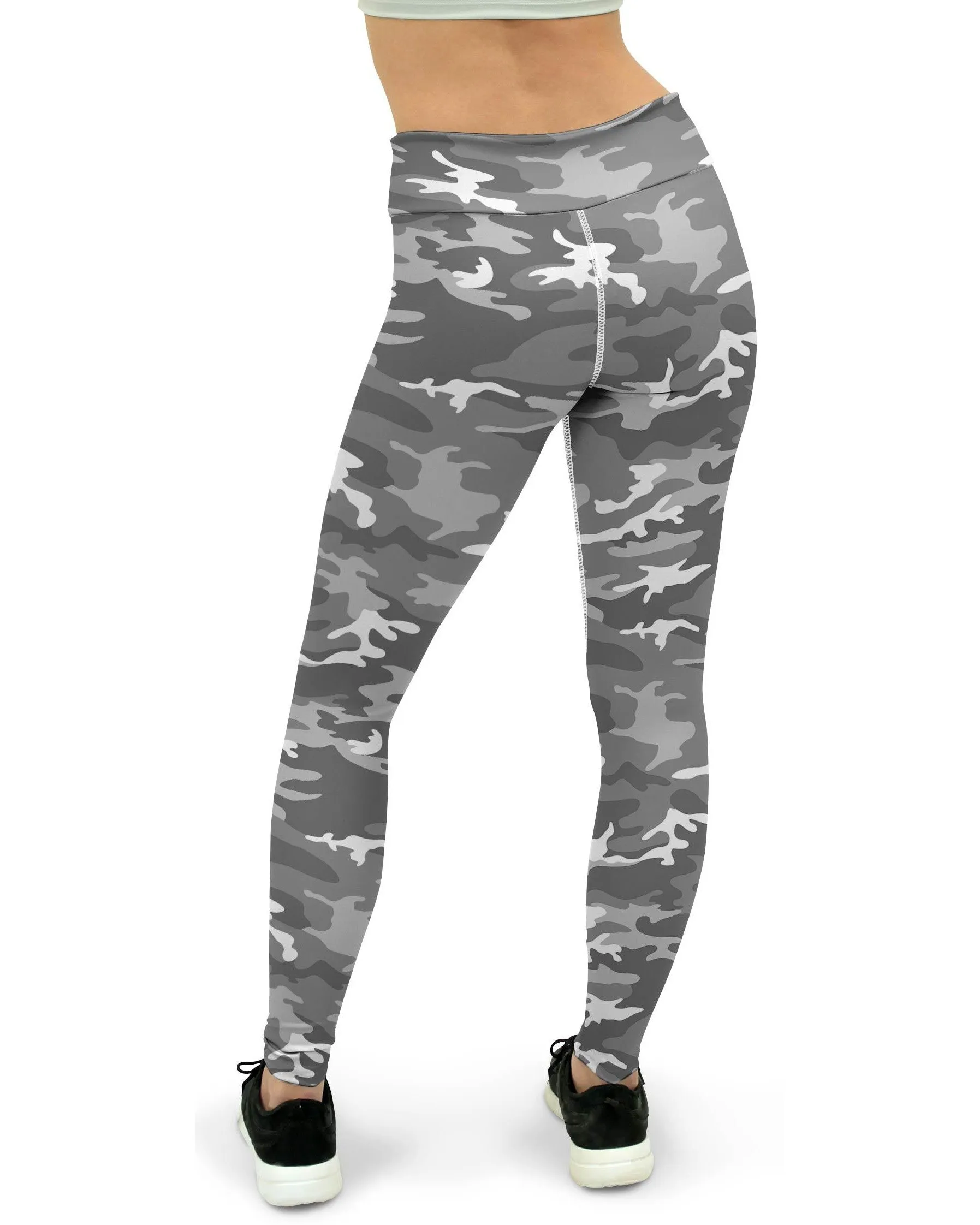 Light Grey Camo Yoga Pants