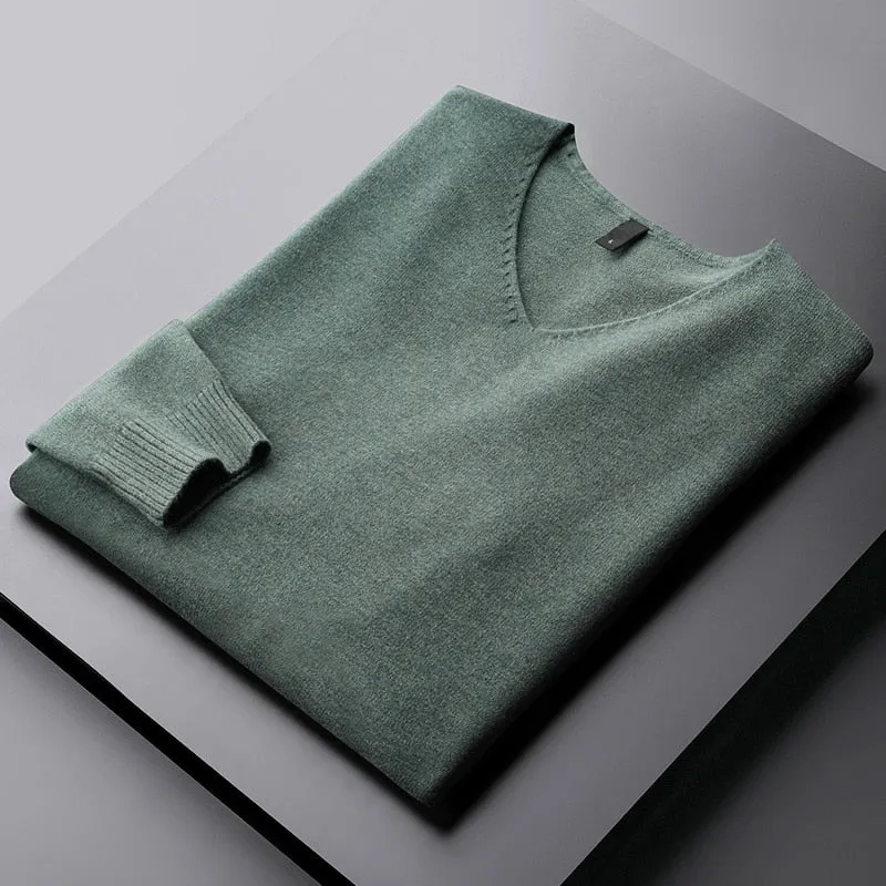 LMS Classic V Neck Knitwear Sweaters