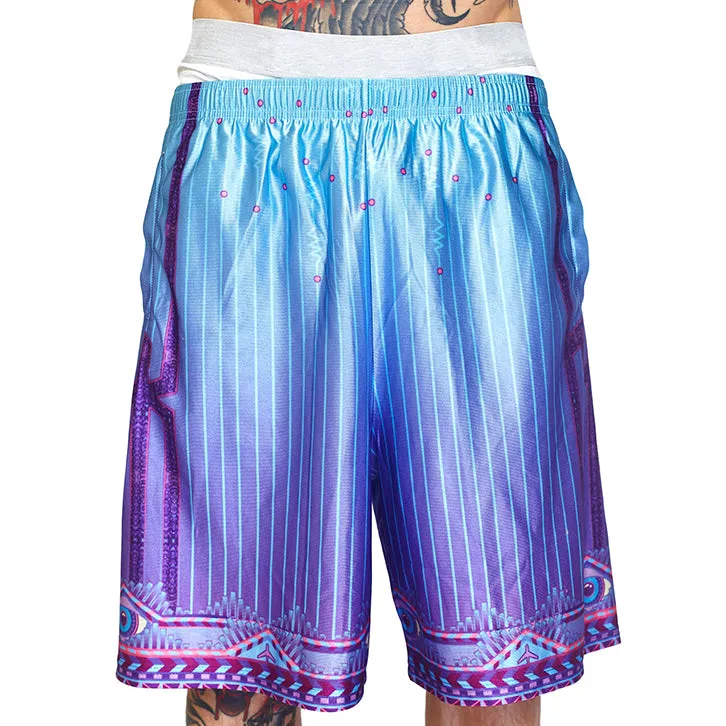 LOGIC LATTICE UNISEX B-BALL SHORTS