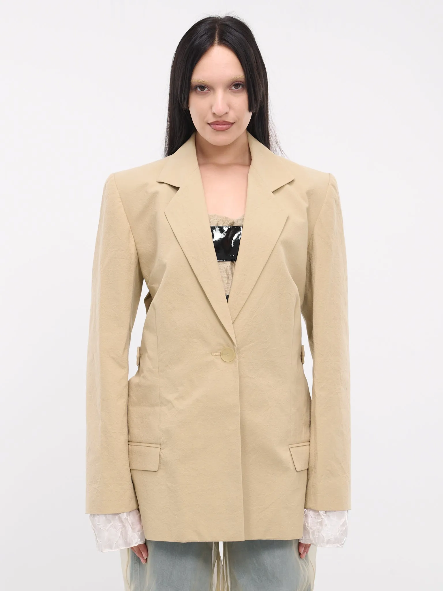 Mason Tailored Jacket (24016547-STONE)