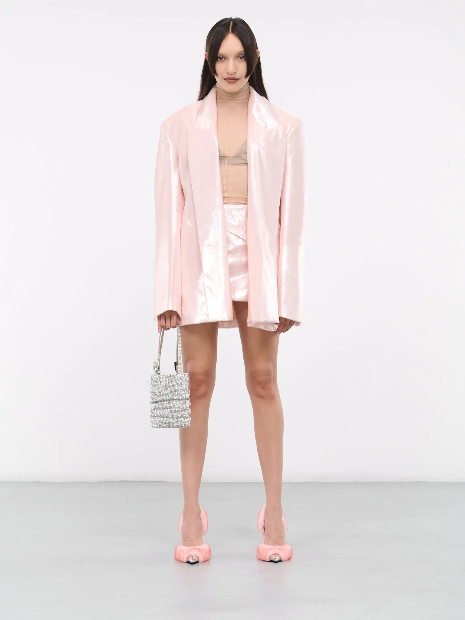 Oversized Blazer (VEWX15001A-LIGHT-PASTEL-PINK)