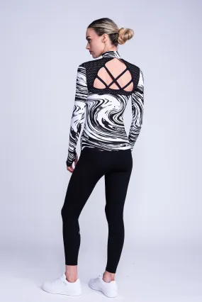 Passion Long-Sleeve Top in Swirl