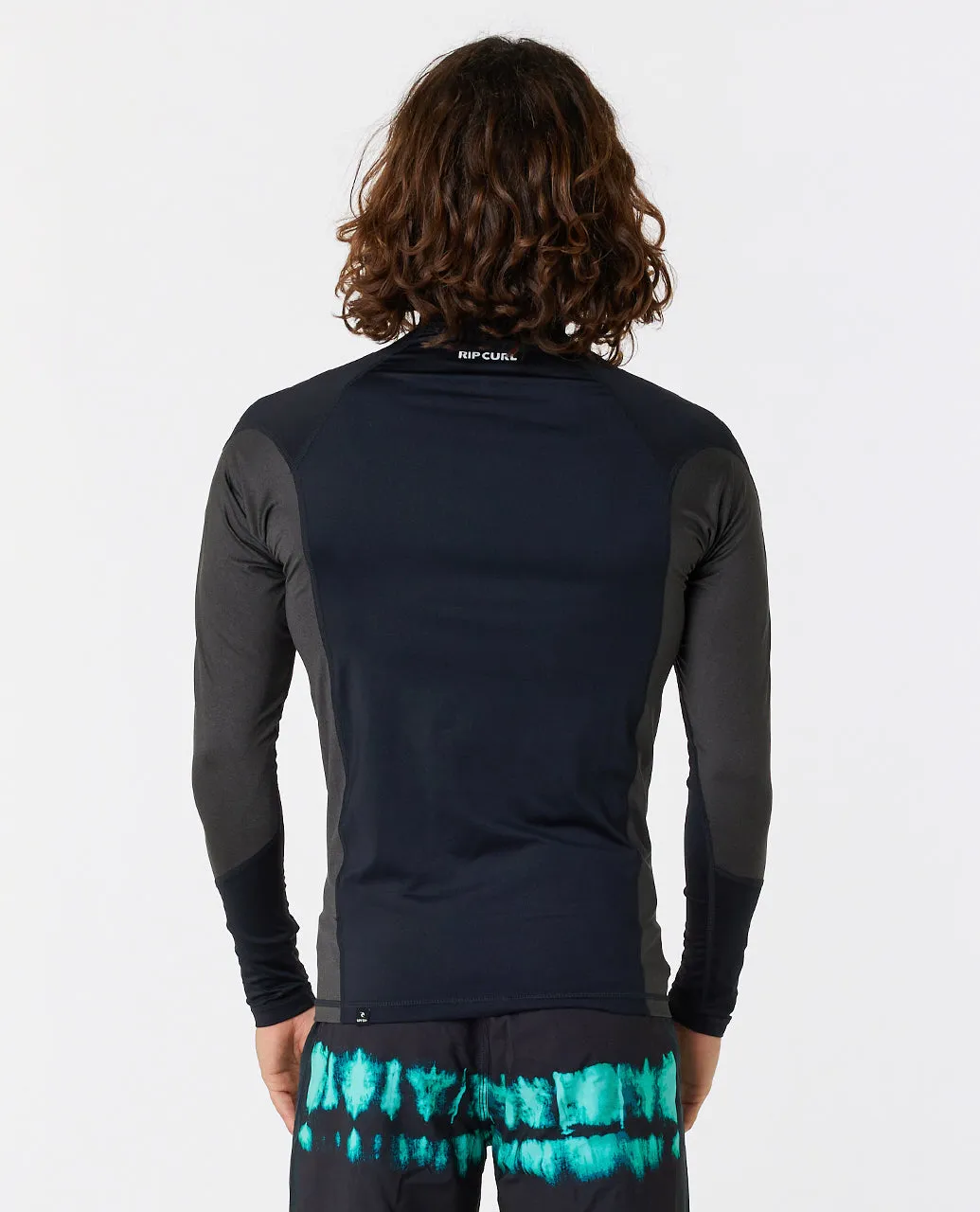 Rip Curl Mens Waves UPF 50 Perf Long Sleeve Rash Vest