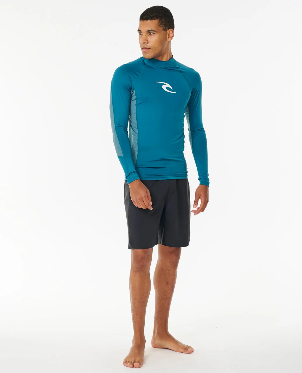 Rip Curl Mens Waves UPF 50 Perf Long Sleeve Rash Vest