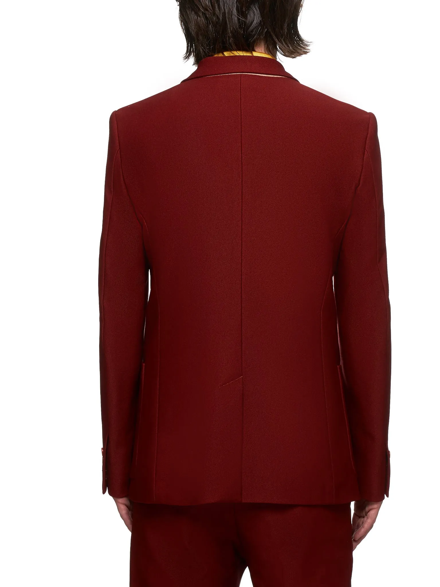 Roger Technical Twill Blazer (M7SY101-BURGUNDY)