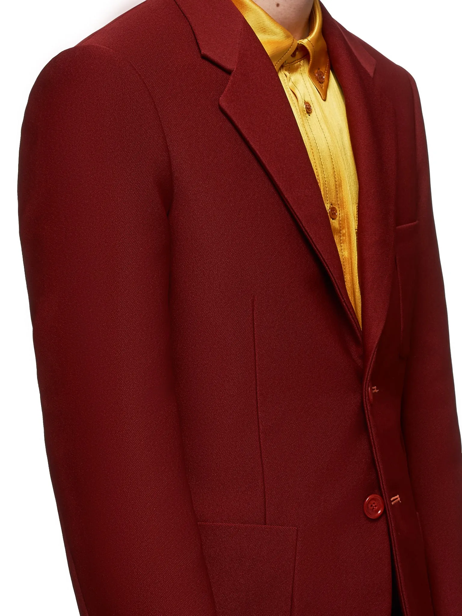 Roger Technical Twill Blazer (M7SY101-BURGUNDY)