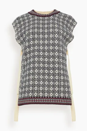 Rory Knit Vest in Multi