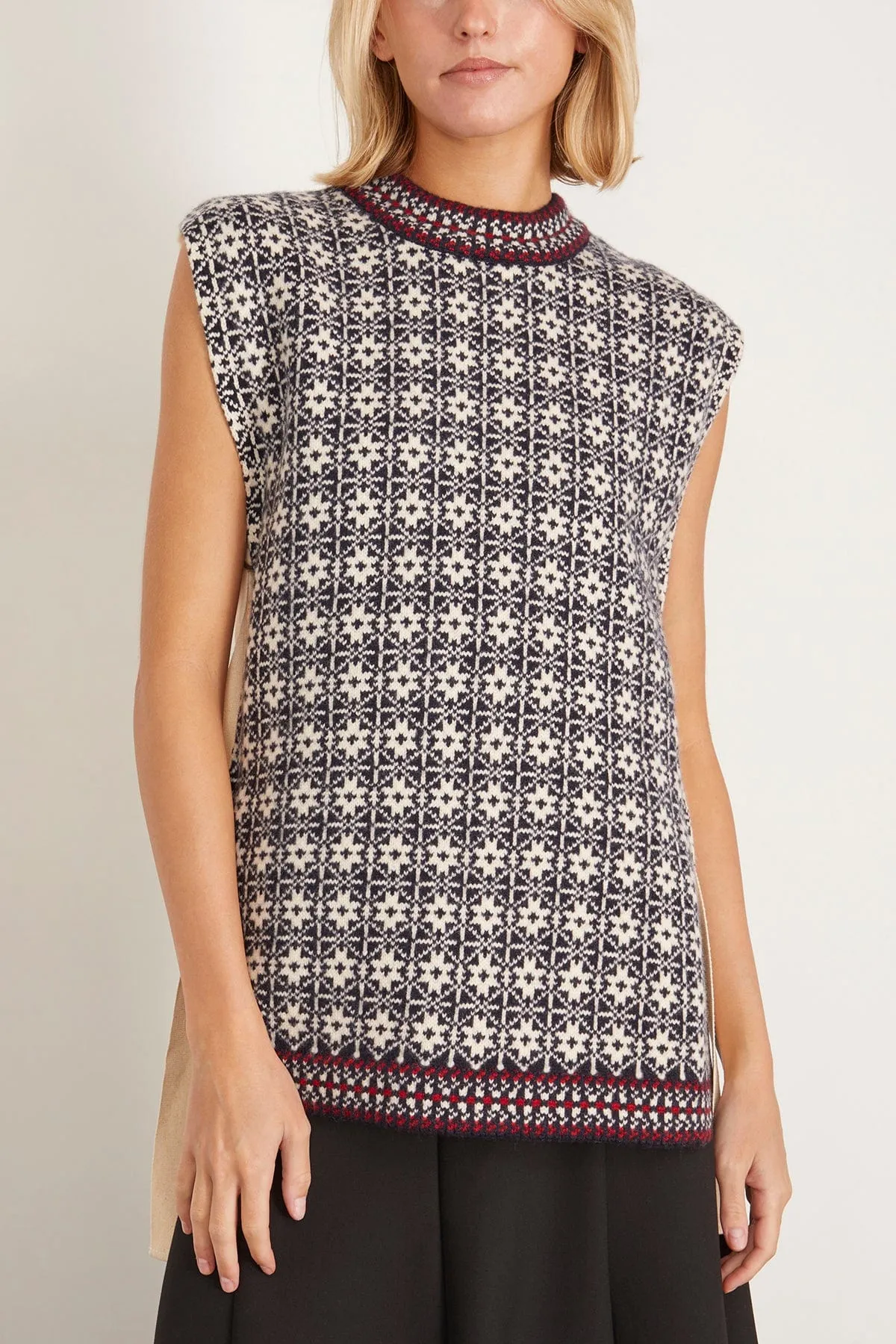 Rory Knit Vest in Multi