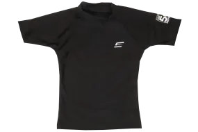 Second Skins-Rash Vest-Short Sleeve- Black