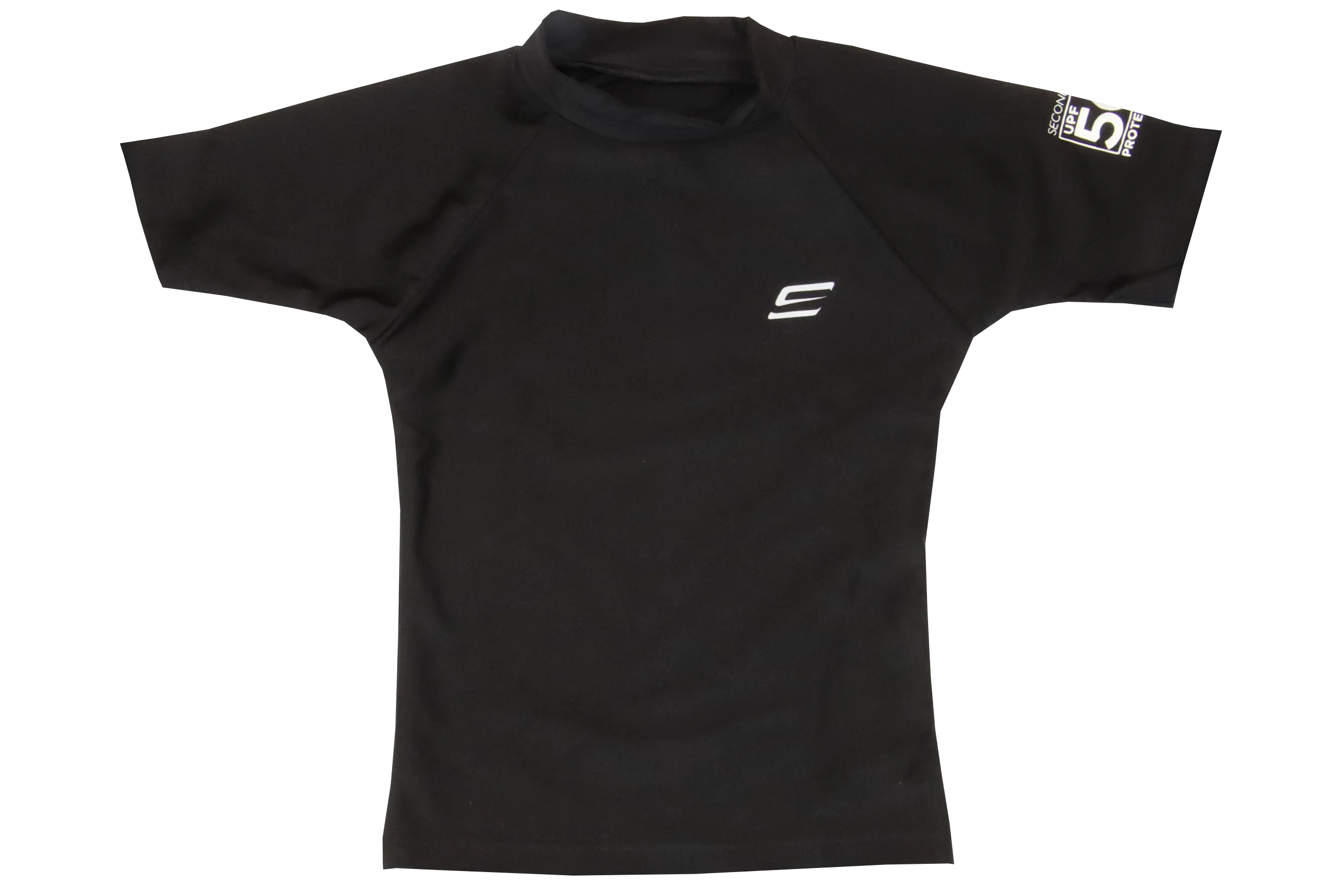 Second Skins-Rash Vest-Short Sleeve- Black