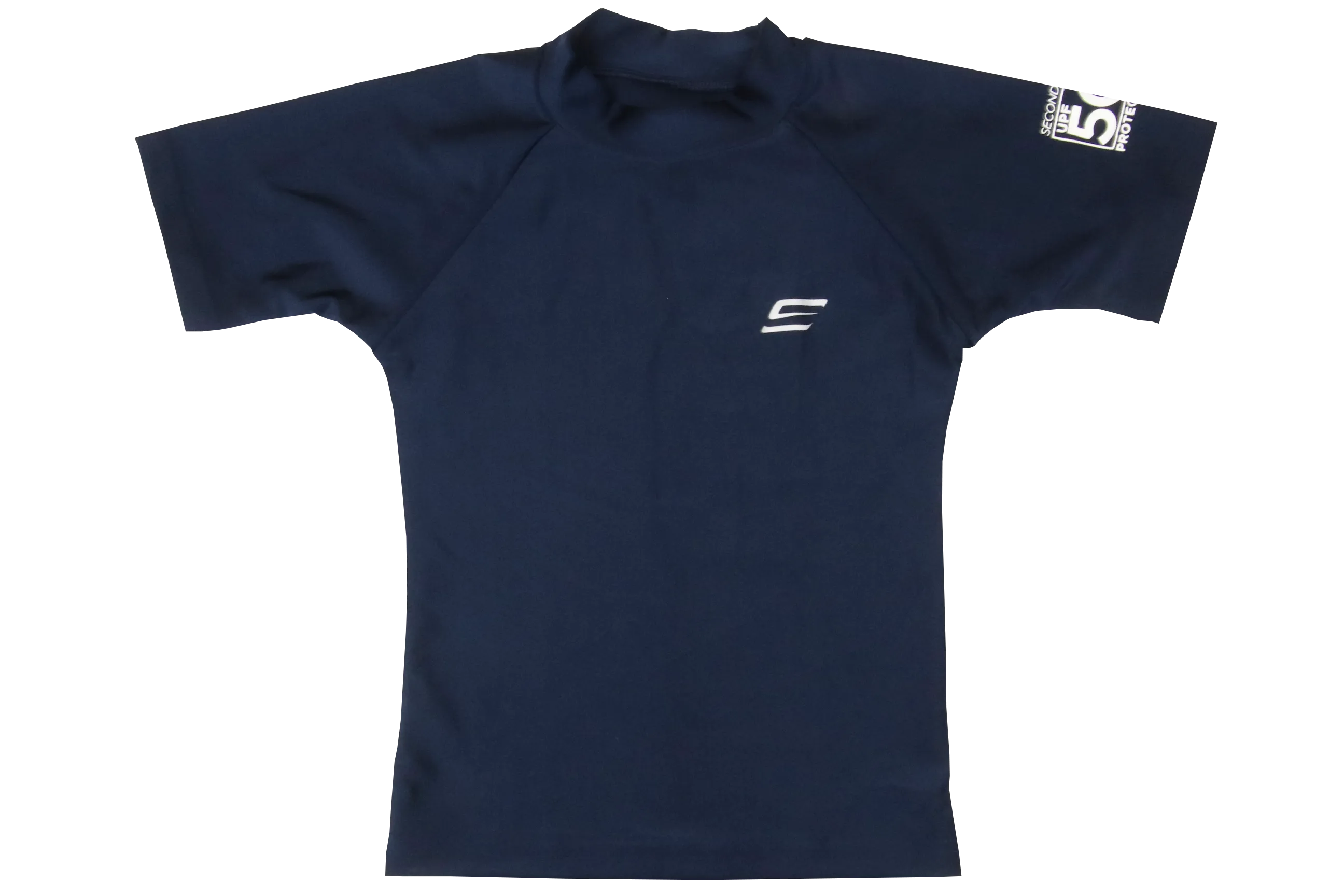 Second Skins-Rash Vest-Short Sleeve- Navy