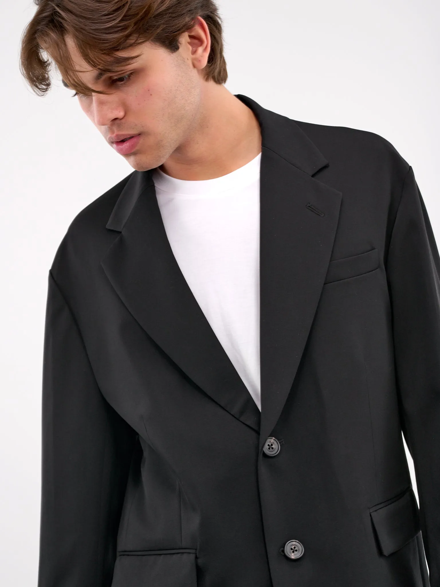 Single-Breasted Blazer (ST-1086-BLACK)