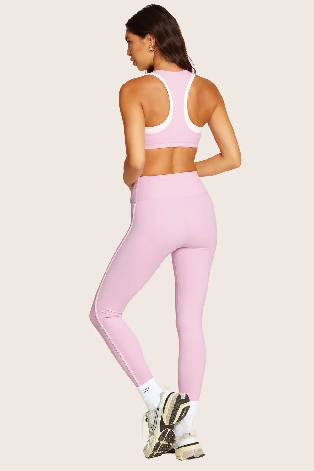 SPORTBODY® STRIPE LEGGINGS - PRIMROSE